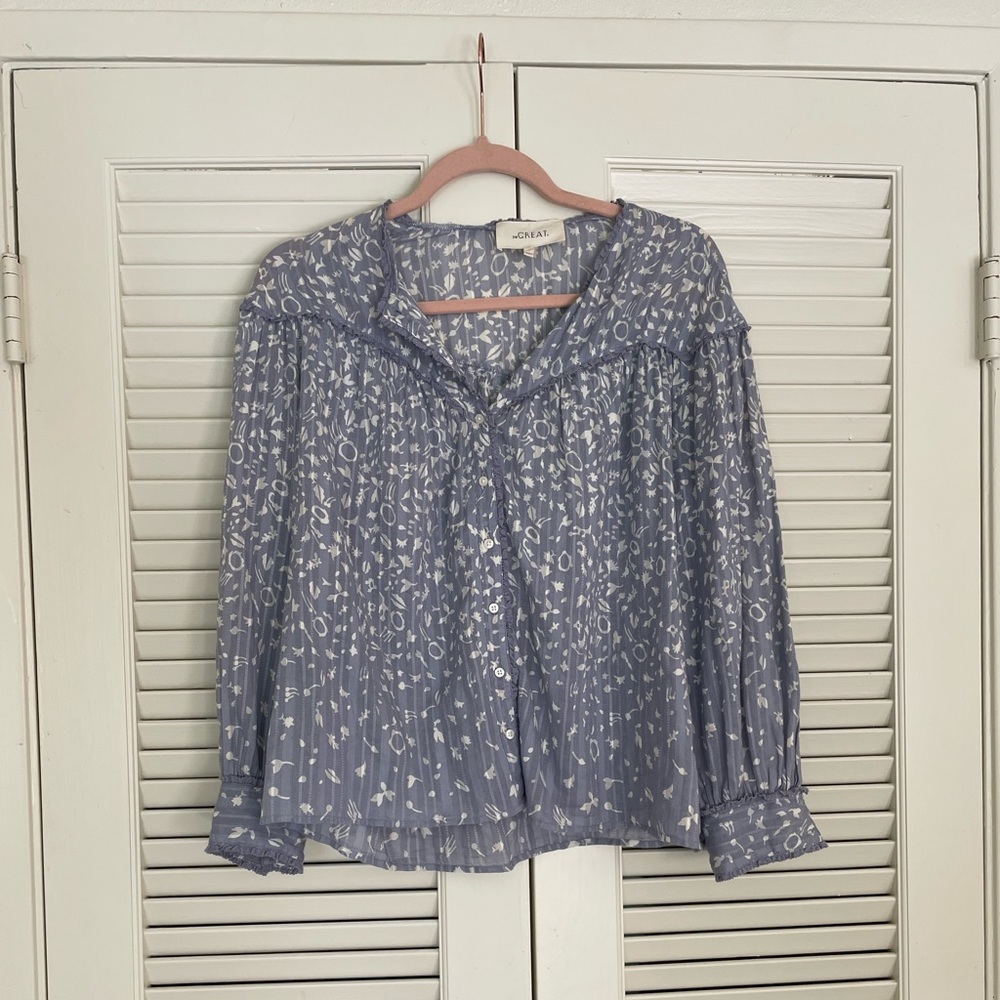 The Great. Prairie Style Blouse